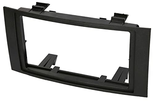 Audioproject A245 - Autoradio Radioblende Doppel DIN kompatibel zu VW Volkswagen Touareg 7L 2003-2010 VW T5 Multivan Caravelle Transporter 2003-2009 Einbaurahmen