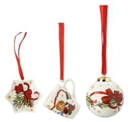 Rosenthal Hutschenreuther Weihnachtslieder 21 'Mini-Set 3tlg. Sternteller Becher Kugel' Mini-Set 3-TLG. Becher 6 cm