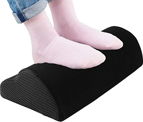 Fußstütze für den Schreibtisch bei der Arbeit | Bequemer Fußhocker unter dem Tisch | Ergonomisches Beinstützen-Fußstützenkissen für Auto, Büro, Zuhause, Flugzeug,