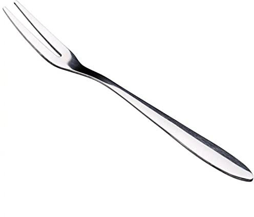10-teilig Serviergabel Set, 13.3 Cm, Vorlegegabel Aufschnittgabel, Edelstahl Poliert Spülmaschinengeeignet Gabel Zum Servieren Von Fleisch, Wurst Und Käse Mit 2 Zinken Für Cocktail-Aperitif-Dessert