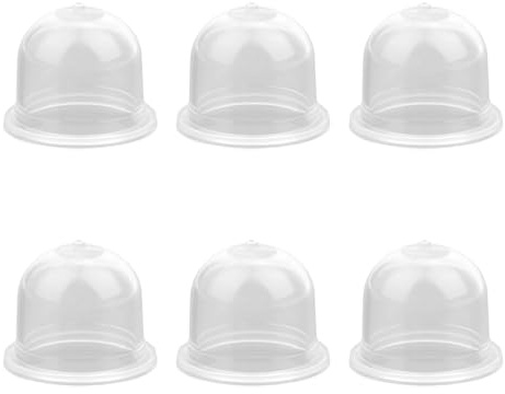 NQEUEPN 6pcs Primer Bulb Replacements, Fuel Primer Bulb/Ball Compatible with Homelite Ryobi Poulan Craftsman Zama Walbro Carburetor Primer Bulb Pump for Blower Brush Trimmer Cutter Gas