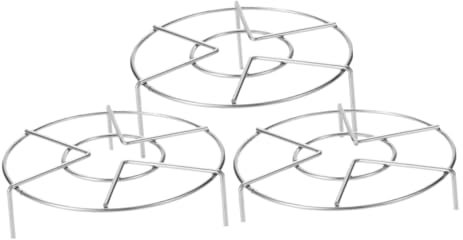 LABRIMP Edelstahl Dampfgarerständer 3 Stück Dampf Rack Für Elektrische Druckkochtöpfe Robust Und Langlebig Für Gemüse Fisch Eier Und Fleisch Küchenzubehör Für Dampfgarer