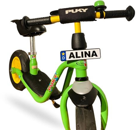 3D-Druck Camper Schild passend für Puky Laufrad, individuelles Laufrad Schild mit Wunschtext, Made in Germany