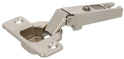 Amig - Pack de 10 Bisagras de Cazoleta Rectas - Acero Niquelado - Para Puertas de Muebles y Armarios de Cocina - Ø35 mm - Apertura 110° - Plateado