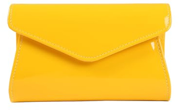 CORIOS Damen Abendtasche PU Leder Clutch Luxus Umschlag Klappe Handgelenktasche Elegant Brauttasche Klein Tasche Abnehmbarer Kette Handtasche für Tanzparty Hochzeit Geburtstag Abendparty