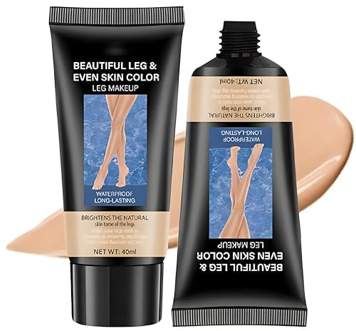 Wasserfest Bein-Make-up ohne Übertragung, Tattoo Abdecken Wasserfest, Körper Make Up Wasserfest, Tattoo Cover Up Make-up, Körper Make Up Makellos Aussehende, Gleicht den Haut aus (02#, 40g)