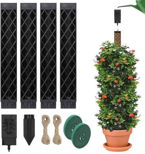 Moosstab für Monstera Rankhilfe Zimmerpflanze, 103cm Rankhilfe Pflanzstab Monstera, Moosstab Rankstab, Rankhilfe Monstera, Efeutute Pflanzenhalter, Kletterhilfe Mit Pflanzen Gießhilfe