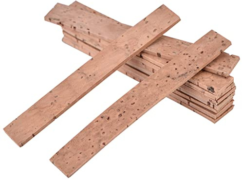 Aramox Klarinettenzubehör Set 10pcs Klarinette Nackengelenk Cork Reparaturkit Selbstkleber Soft Cork Sheets für BB Clarinets Instrumente Reparaturteile Teile