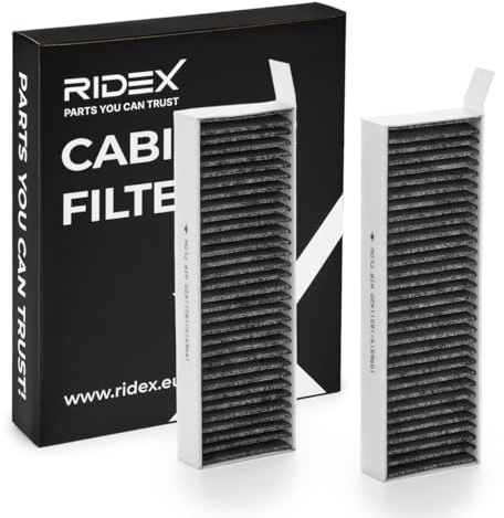RIDEX 424I0769 Innenraumfilter Pollenfilter Aktivkohlefilter Höhe: 30 Breite: 83 Länge: 255 Kompatibel mit OPEL Corsa F MOKKA, PEUGEOT 208 II Schrägheck UB, UP, UW, UJ 2008 II U, CITROËN C4 III B