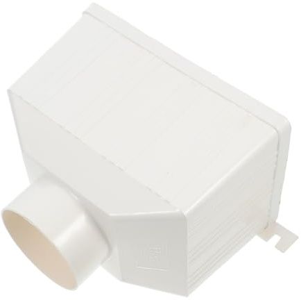 Kisangel Grondaia Pvc Quadrata 75x50 Connettore Per Raccolta Acqua Piovana Deviatori Per Pluviali Per Esterni Ville e Case