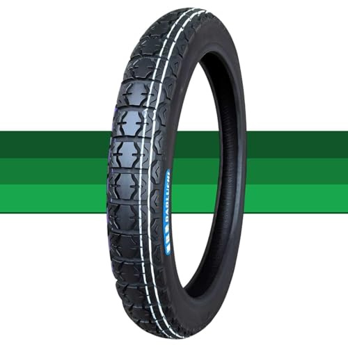 2.25-16 Pneu Moto avec Chambre à Air, 2.25 16 Résistant aux Crevaisons et Éclatements, Bonne Adhérence sur Route Mouillée