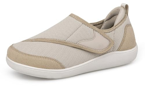 Hezeisoar Chaussons Diabétiques Homme Femme Extra Large Kaki 40 EU