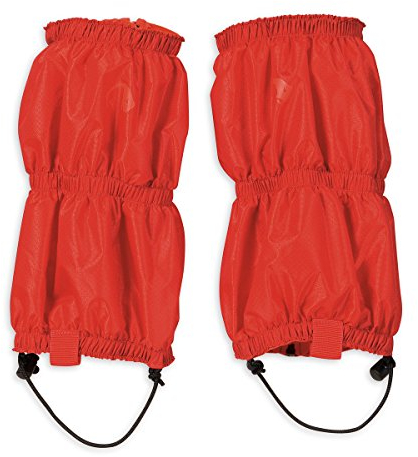 Tatonka Gaiter Ripstop Short Light - wasserdichte Gamaschen mit Sohlenfixierung und Reißverschluss - Inklusive Packbeutel - Schützen Schuhe und Hosenbeine beim Wandern und Trekken (red)