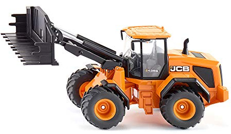 Siku 3663, Jcb 435S Agri Hjullastare, 1 32, Metall/Plast, Orange, Frontlastarbytessystem