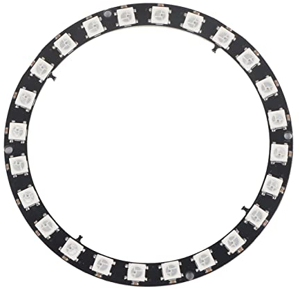 RGB LED Ring, Akozon LED Ring Lamp Ring Light LED Driver Development Board 1pc 24-Bit WS2812 5050 RGB Light with Integrated Drivers