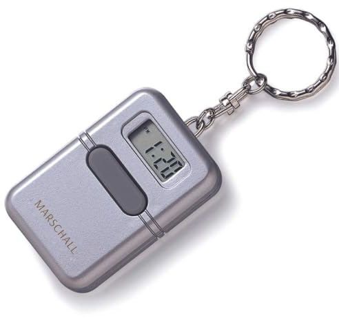 Marschall Deutsch sprechende Uhr als Schlüsselanhänger I 1107M I Stündliche Zeitansage I Wecker I Großer Lautsprecher I Perfekt für Senioren, Blinde und Demenzkranke