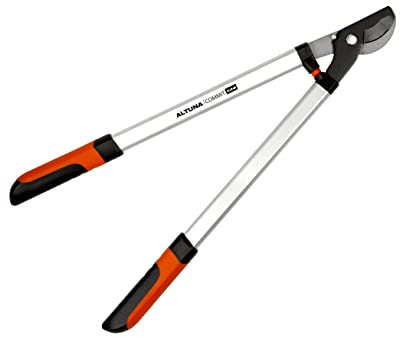 2-Hand Pruning Scissors – Model J500 – Made of Teflated Steel and Bi-Material Grip – Bypass Cut with Hook – 70 cm Length – Ideal for Dry Pruning – Altuna