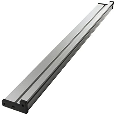 CNCYEAH Rail d'onglet 75 type 800 mm - Rail en T - Fixation de rail en T - Pour le travail du bois - Rail en T en aluminium pour fixation de clôture