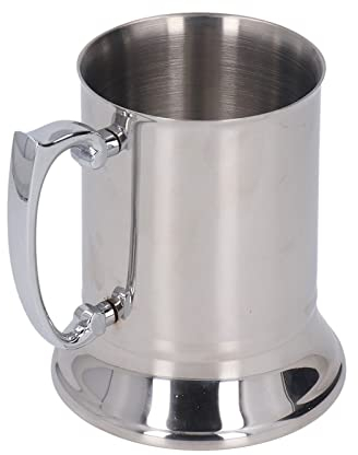 Chope à Bière à Double Paroi Tasse à Cocktail Tasse Isotherme Tasse à café Bière, Chope à Bière en Acier Inoxydable pour la Maison Bar Chopes à Bière Chopes Outils de Bar Verres