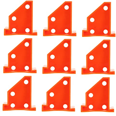 DOITOOL 20stücke Orangen Plastik Abstandshalter Für Laminat Und Parkettböden Verlegewerkzeug Werkzeug Zur Bodenverlegung Mit Laminat-werkzeug Und Parkett-werkzeug Verlegeset Für Böden