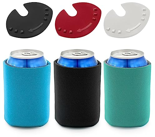 3 Pieces of Can Insulation Cover, 3 Pieces of Can Sealing Sheet, Soda Can Cooler, Dust-Proof Fresh-Keeping Sealing Cover, Suitable for Cans, Beer Bottles, Mineral Water Bottles