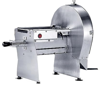 SinSed Affettatrice elettrica in Acciaio Inox Affettatrice for Carne elettrica 220V Affettatrice for Pane semiautomatica in Acciaio Inossidabile for Uso Domestico