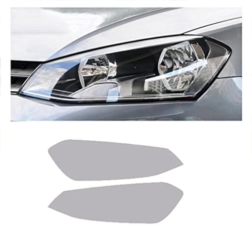 SCurti Auto Scheinwerfer Folie Für Volkswagen Golf 7 MK7 2012–2019, Auto-Scheinwerfer-Schutzfolie, Frontlicht, transparent, geschwärzt, TPU-Aufkleber, Außenzubehör