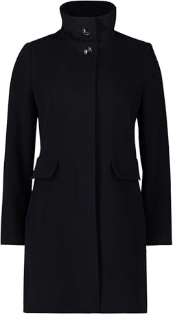 Gil Bret Damen Wollmantel mit Stehkragen Dunkelblau,42