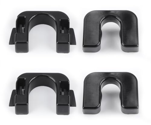 2 Paar 1539663 Hutablage-Clips 015532109E, kompatibel mit Ford Fiesta MK3 Mk7 Mk8 B-Max C-max für Gepäckraumabdeckung, aus Kunststoff