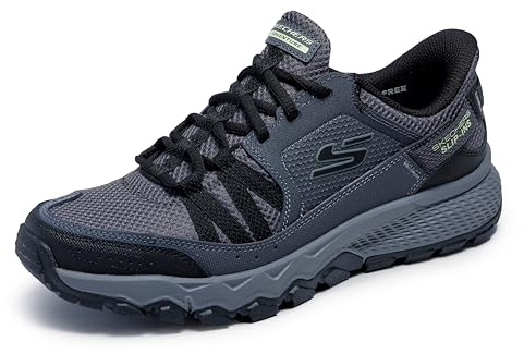Skechers Mäns dynamit på ESCAPAR sneakers, antracit, 8.5 UK, Träkol, 42.5 EU