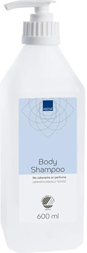 ABENA Shower Gel | 600ML Body Wash Without Fragrance | Body Wash For Women and Men. Shower Gel That Effectively Removes Impurities Easily and Gently. Can Also Be Used As Kids Body Wash.