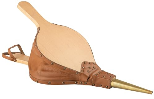 Kings County Tools Kaminbalg für Innen- oder Außenbereich, 47,6 x 19,1 cm, großer Kaminbalg für Feuerstelle, Holzofen, Kochen, Grill, Camping oder Kamine – Feuerluftgebläse