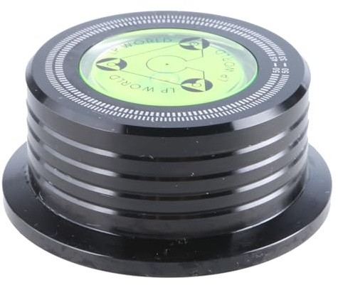 Limtula Subgadora Tocadiscos Equilibrados con Estabilizadores Récord Aluminio No Magnético 60Hz con Protecciones Almohadilla Base Blanda
