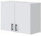 Mobelcenter, Mueble Alto de Cocina para Colgar de 80 cm, Módulo 2 Puertas y 1 Estante, Acabado Color Blanco Brillo, Medidas: Ancho: 80 cm x Fondo: 34 cm x Alto: 59 cm (1532)