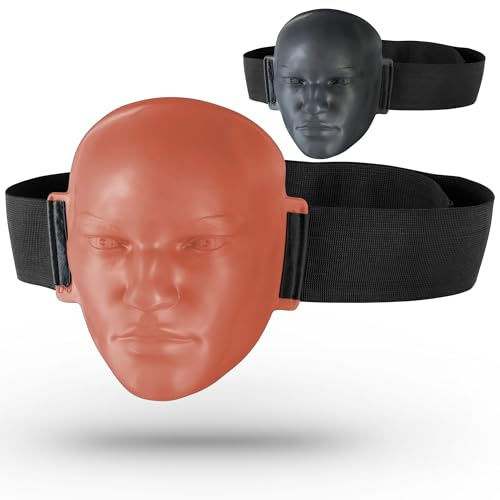 FOX-FIGHT Box Dummy Target Face | Cabeza Boxdummy con Cierre Adhesivo Banda elástica | para Saco de Boxeo, Saco de Boxeo, muñeca de Boxeo | Boxing Man Training Dummy Head (Natural)