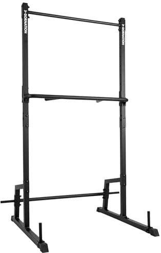 GORNATION Pull Up Station, Klimmzugstange freistehende, Freistehender Power Tower, Klimmzugstation, multifunktionaler Kraftturm für Zuhause, Fitness Rack, für Klimmzüge & Calisthenics