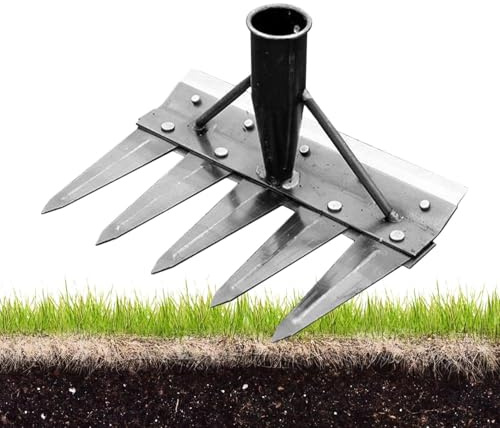 Strumento per Rimozione Erbacce,Ergonomico Manuale in Metallo Pesante | Sarchiatore Manuale per Giardino | per Esterni, Giardino, Cortile, Terrazzo, Aiuola, , Passerella