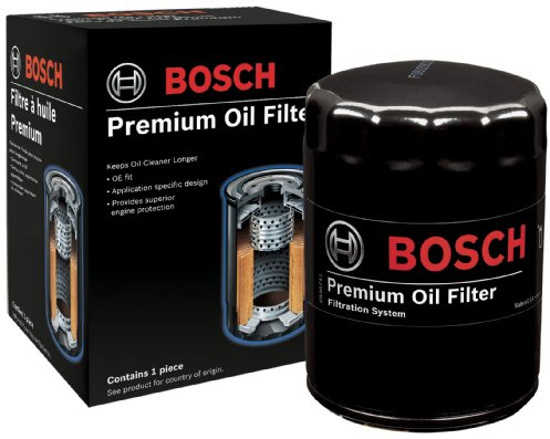BOSCH 72143 Premium Oil Filter - Compatible with Select Dodge Dakota, Durango, Ram 1500; Ford E-150, F-150, Mustang, Taurus; Jeep Liberty; Mazda 6, CX-9; Mercury Sable; Lincoln LS, MKX, MKZ + More