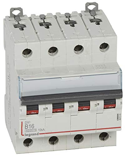Disjoncteur DX³6000-4P 400V~ 16A - courbe B - 4 modules