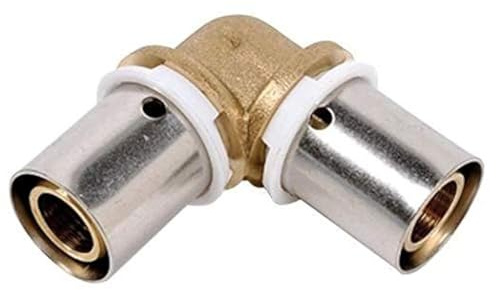 Dipra 735124 - Raccordo per crimpare a gomito Egal, diametro 12 mm