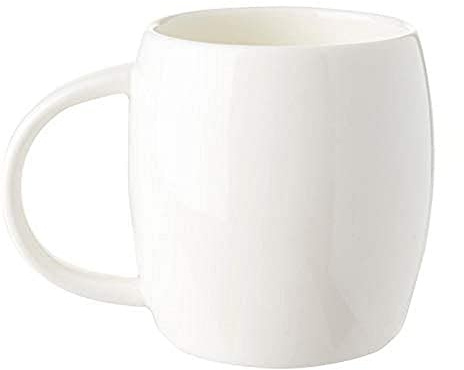 Wilmax WL-993086/A porslinsmugg, vit, 400 ml kapacitet