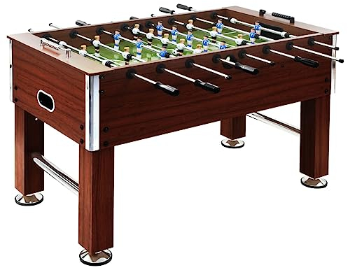 vidaXL Kickertisch 60kg Stahl Braun Tischkicker Tischfußball Fussballtisch