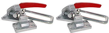 Utoolmart JY-40344 Lot de 2 colliers de serrage réglables à levier automatique en U Capacité de 999,9 kg