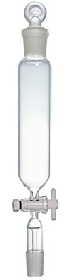 DADAKEWIN 500ml Cilindrica Separatore Imbuto, 24 * 2 Congiunto, Borosilicato 3.3 Vetro con PTFE Rubinetto & Stopper Heavy Duty Personalizzabile Lab Imbuto Confezione da 1 (Size : 500ml/24 * 2)