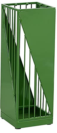 Umbrella Holder Umbrella Rack Modern Metal Umbrella Stand For Inside Entryway, Hollow-out Outside Umbrellas Rack Support, Umbrella Basket Umbrella Holder Indoor ( Color : Green , Size : 20 x 20 x 58 c