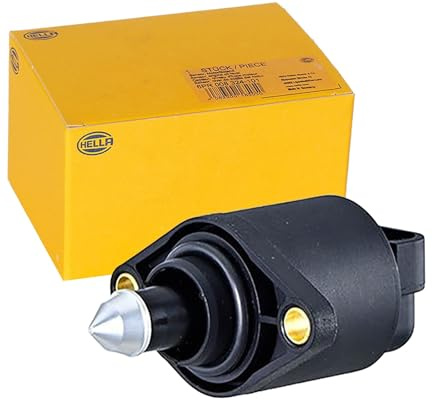HELLA 6NW 358 192-181 Leerlaufregelventil, Luftversorgung - 12V - 4-polig | Kompatibel mit: RENAULT CLIO II, MEGANE I, MEGANE I Cabriolet, MEGANE I Classic, MEGANE I Coach, MEGANE Scenic