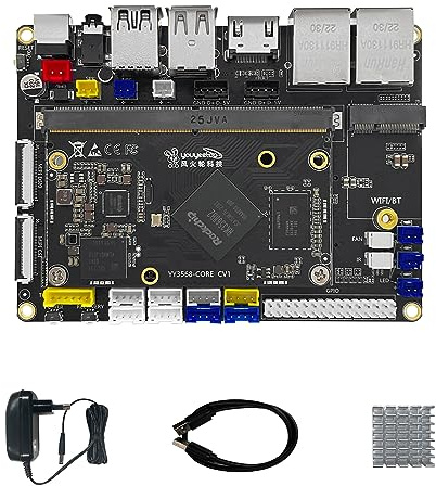 youyeetoo Dual GbE Low Power Arm Mainboard -YY3568 Basic Rockchip RK3568-2/4/8 GB RAM -SATA 3.0, PCIe 3.0 SSD, USB Host x6 -Bis zu 4K@60Hz Videoausgang -AIoT/NAS/SBC (YY3568 4+32GB)