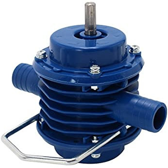 UNbit Edelstahl-Druckerhöhungspumpe Rasenstrahlpumpen Hochleistungs-Selbstansaugende Handbohrmaschine Wasserpumpe, Kreisel-Dieselölpumpe for den Hausgarten for die Wassertransportbewässerung im Hausga