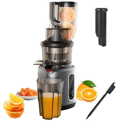 HmLotd Masticating Juicer Machines, Cold Pressed Juicer Machine, With High Yield And Quiet Motor Function,-Carrot Juicer Machine & Orange Juicer, With Wide Chute -Suitable Juicer