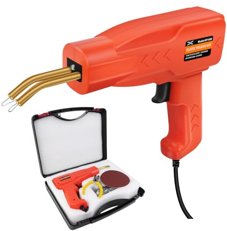 150W Kunststoff schweißgerät Auto-Stoßstange Reparatur-Kit mit 800Pcs heiße Klammern und Fall Schweißen Reparaturmaschine